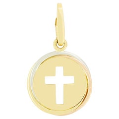 Cartier 18ct Gold Trinity Cross Charm
