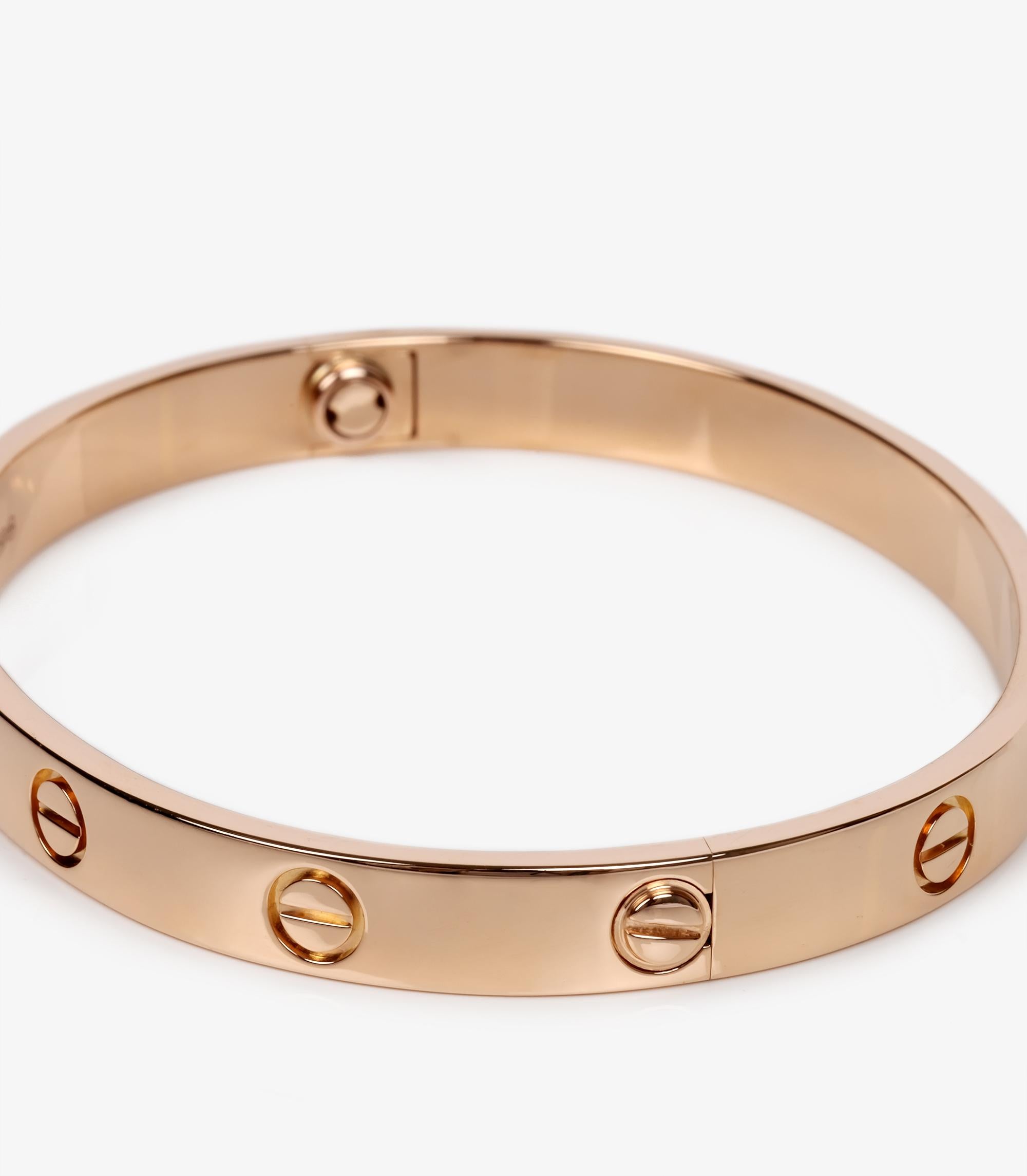 Bangle in oro rosa 18ct di Cartier In condizioni ottime in vendita a Bishop's Stortford, Hertfordshire