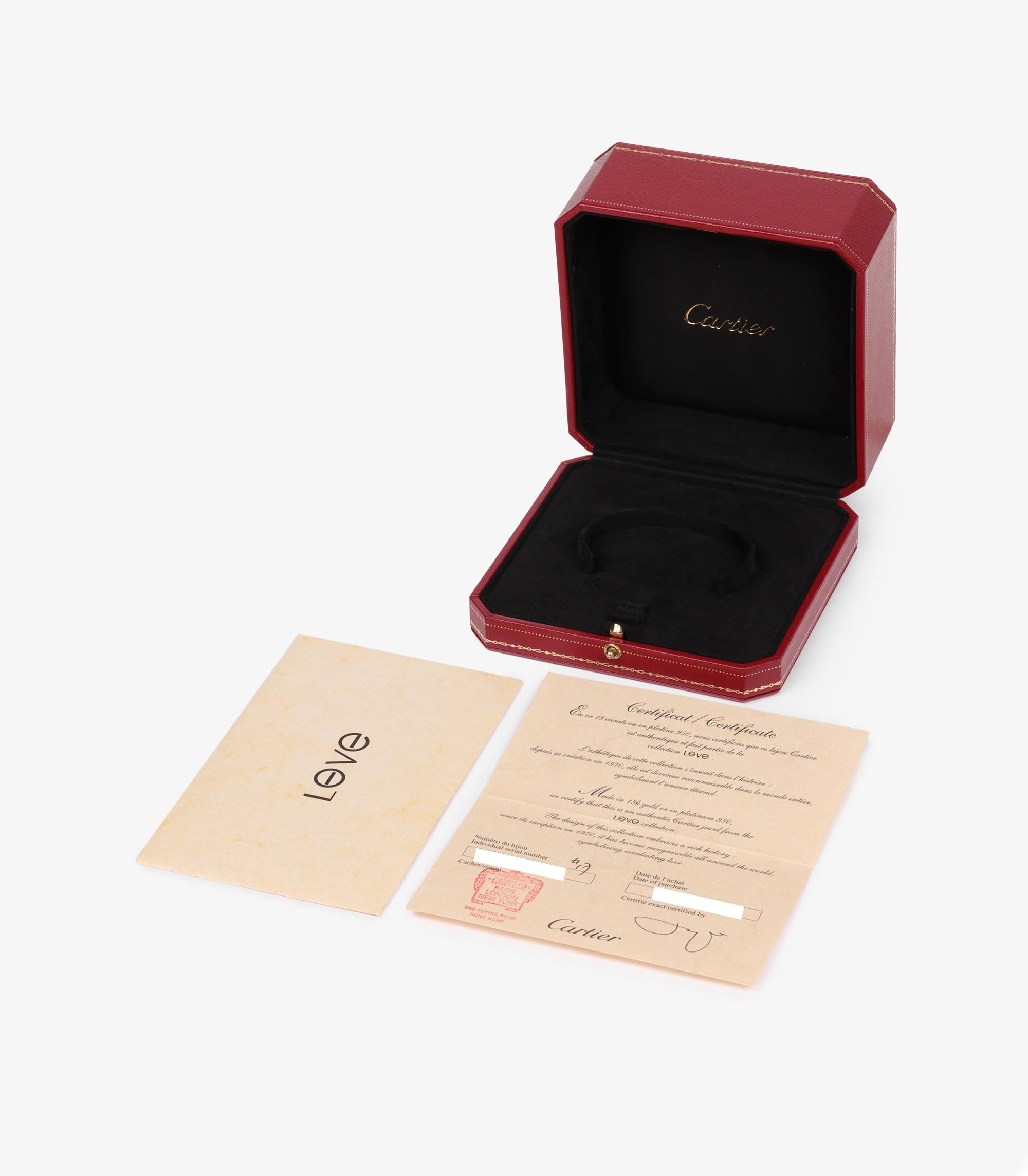 Bangle in oro rosa 18ct di Cartier in vendita 1
