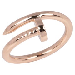 Used Cartier 18ct Rose Gold Juste Un Clou Ring