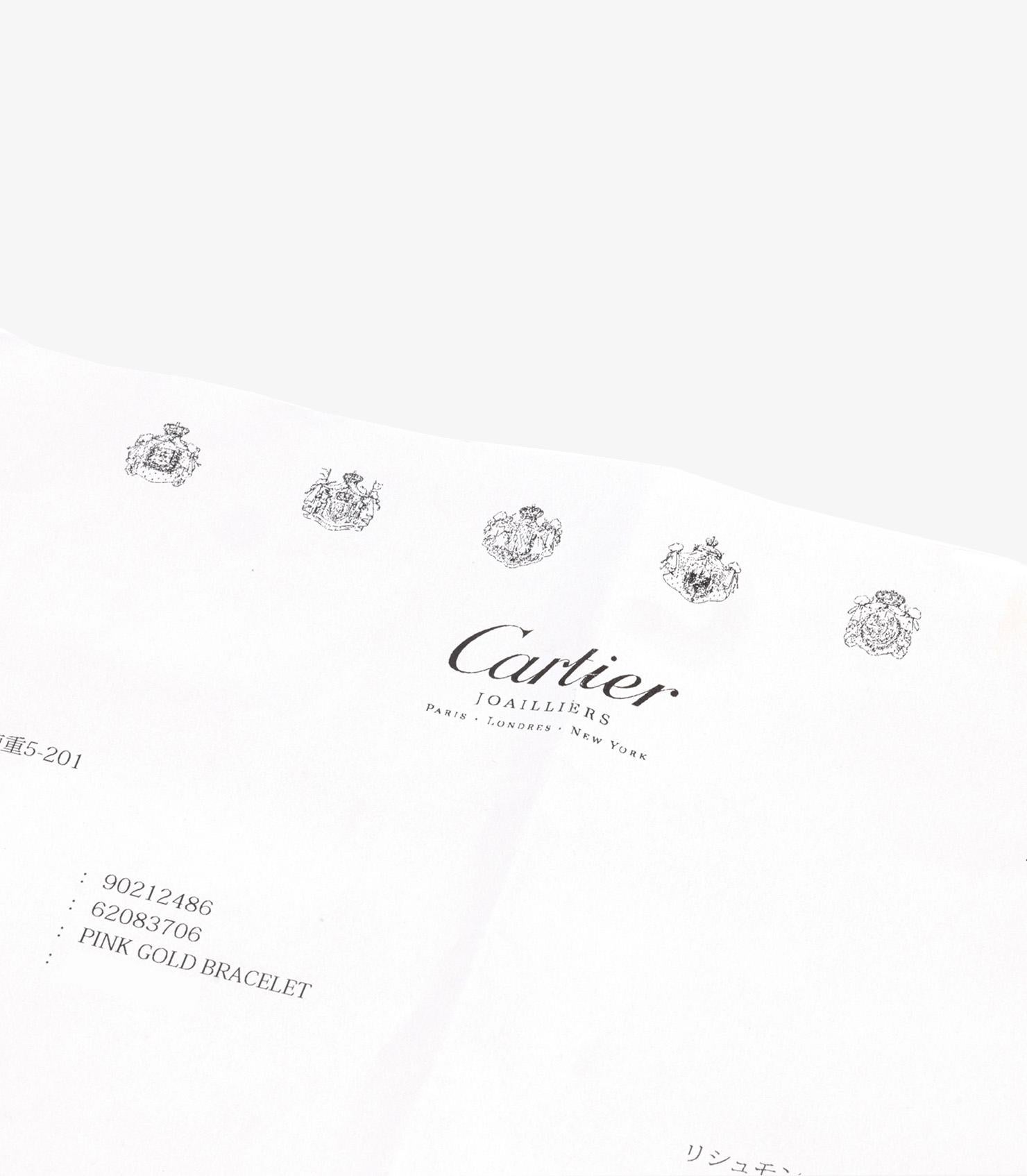 Cartier Love-Armreif aus 18 Karat Roségold im Angebot 4