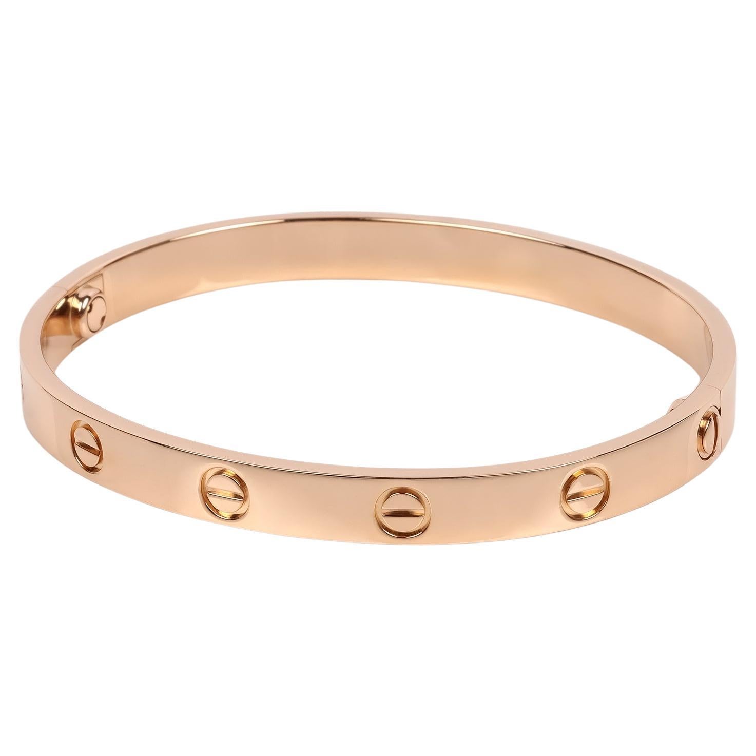 Cartier Bangle dell
amore in oro rosa 18ct
