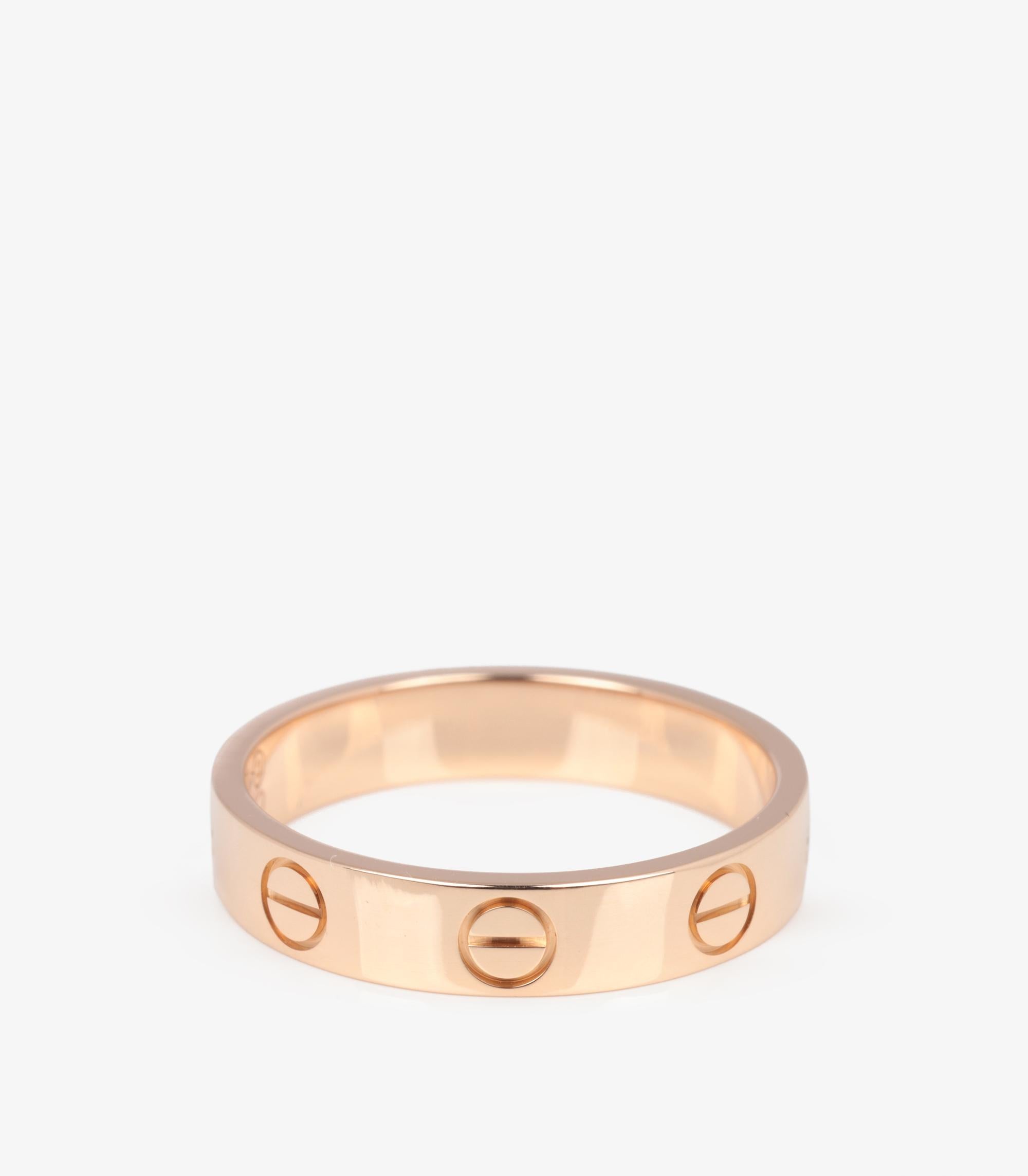 do cartier rings have serial numbers