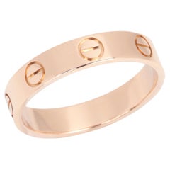 Cartier 18ct Rose Gold Love Wedding Band Ring