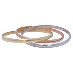Cartier 18ct Tri-Colour Gold Trinity Bracelet 63g