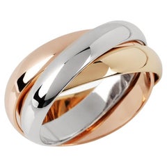 Must de Cartier in oro bianco 18ct, oro giallo 18ct e oro rosa 18ct Medium Les Must de