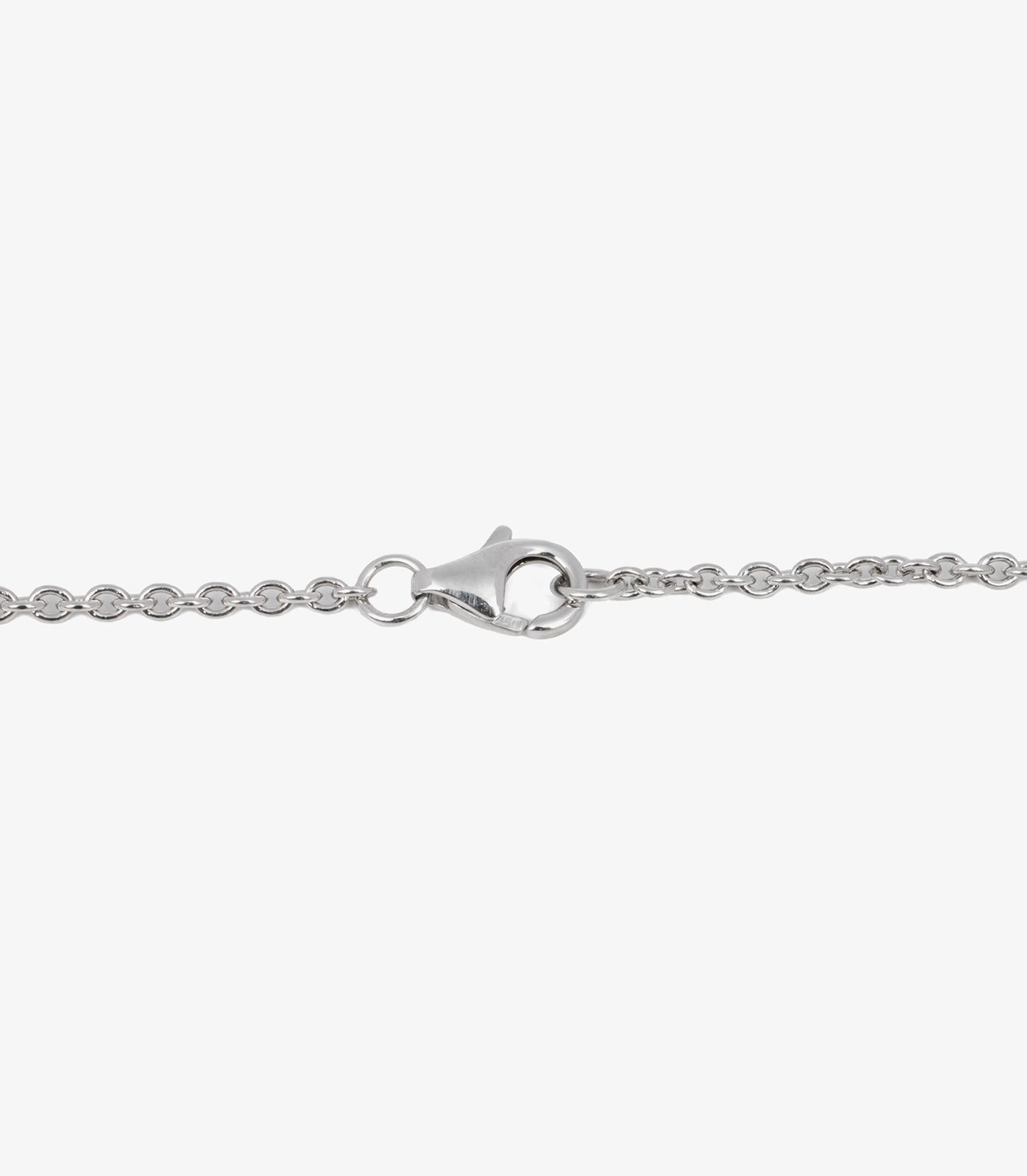 Cartier 18ct Weißgold Baby Love Halskette Damen