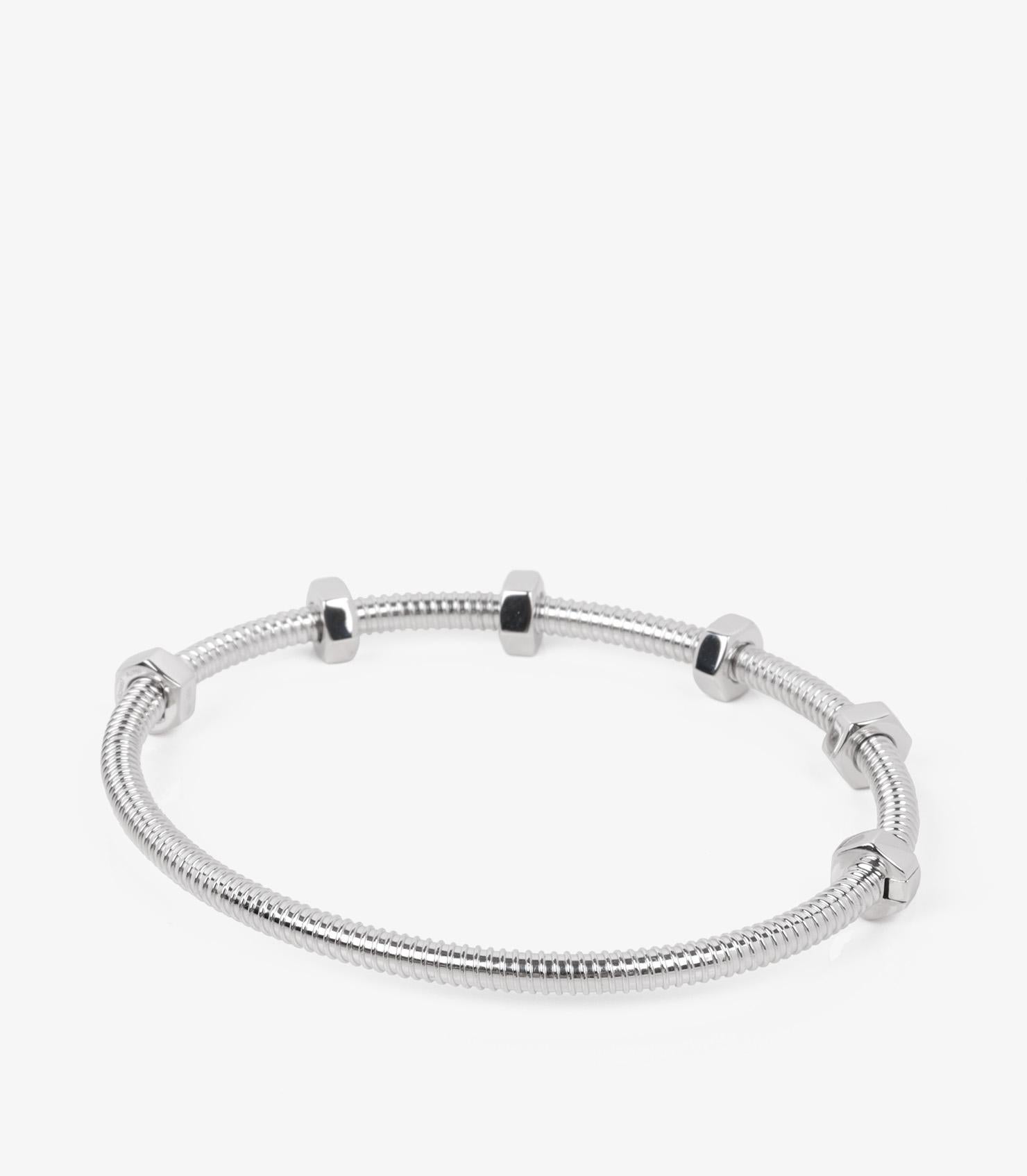  Cartier Bracelet Ecrou de Cartier en or blanc 18 carats Unisexe 