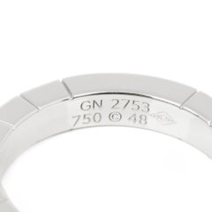 Cartier 18ct White Gold Lanieres Band Ring