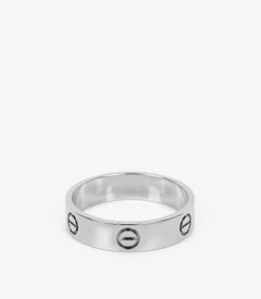 Cartier 18ct White Gold Love Band Ring