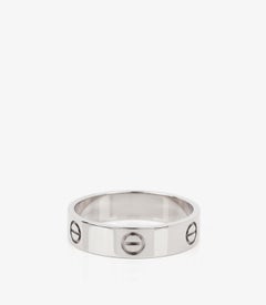 Anello Love Band Cartier in oro bianco 18 ct
