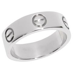 Anillo de amor Cartier de oro blanco de 18 ct