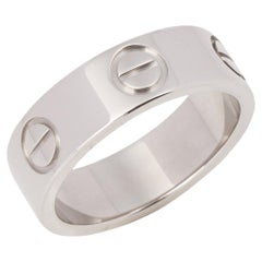 Cartier 18ct White Gold Love Band Ring