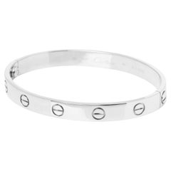 Cartier 18ct White Gold Love Bangle 16CM