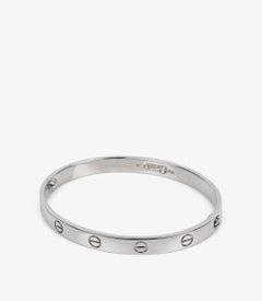Cartier 18ct White Gold Love Bangle 18cm
