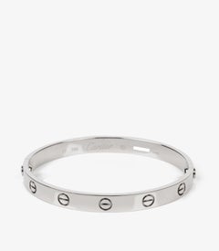 Cartier 18ct White Gold Love Bangle