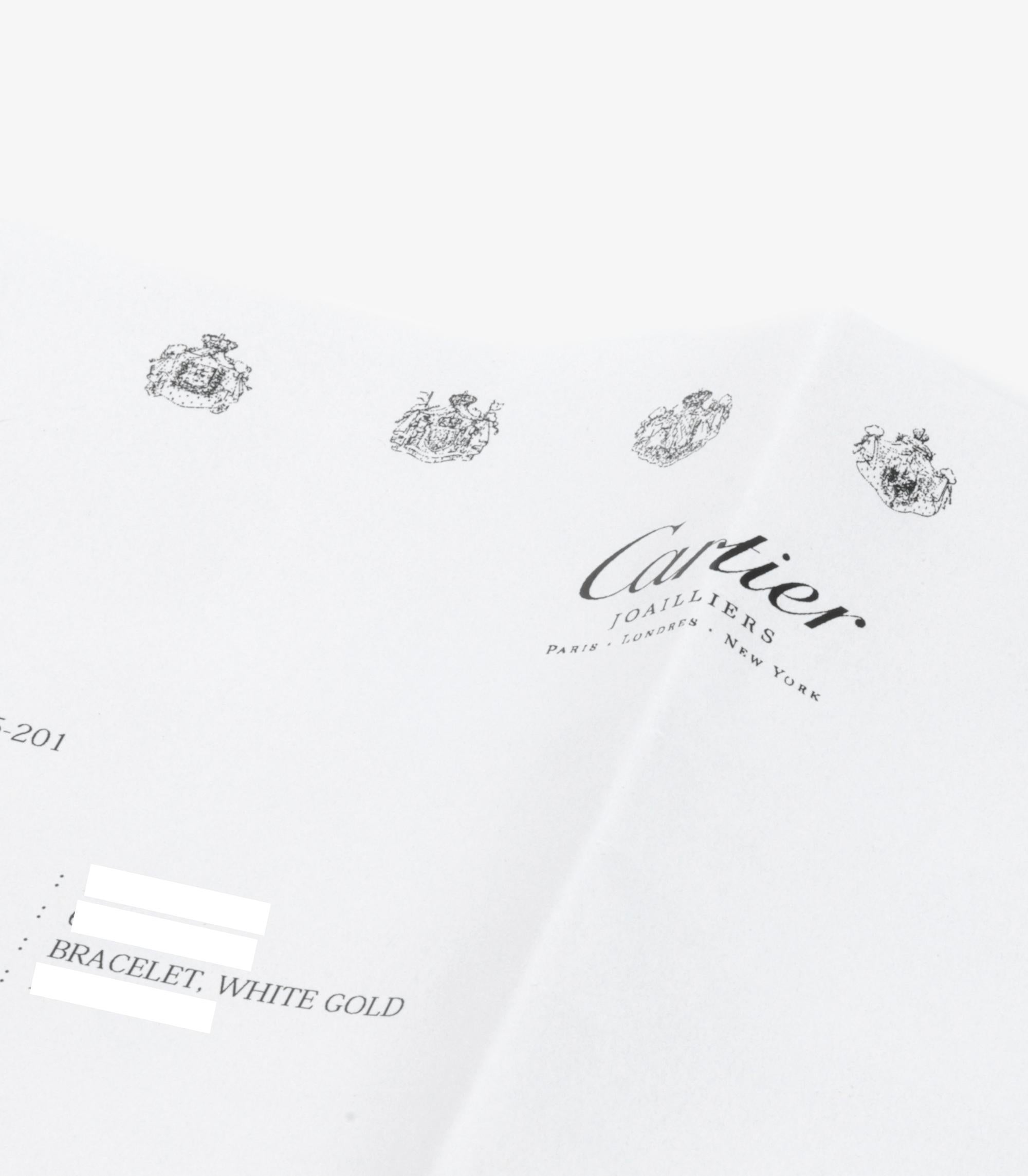 Cartier 18ct White Gold Love Bangle For Sale 2