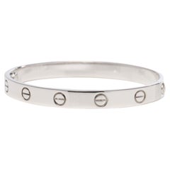 18ct white gold bangle Cartier 18ct White Gold Love Bangle