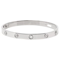 Cartier 18ct White Gold Love Bangle