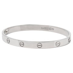 Cartier 18ct White Gold Love Bangle