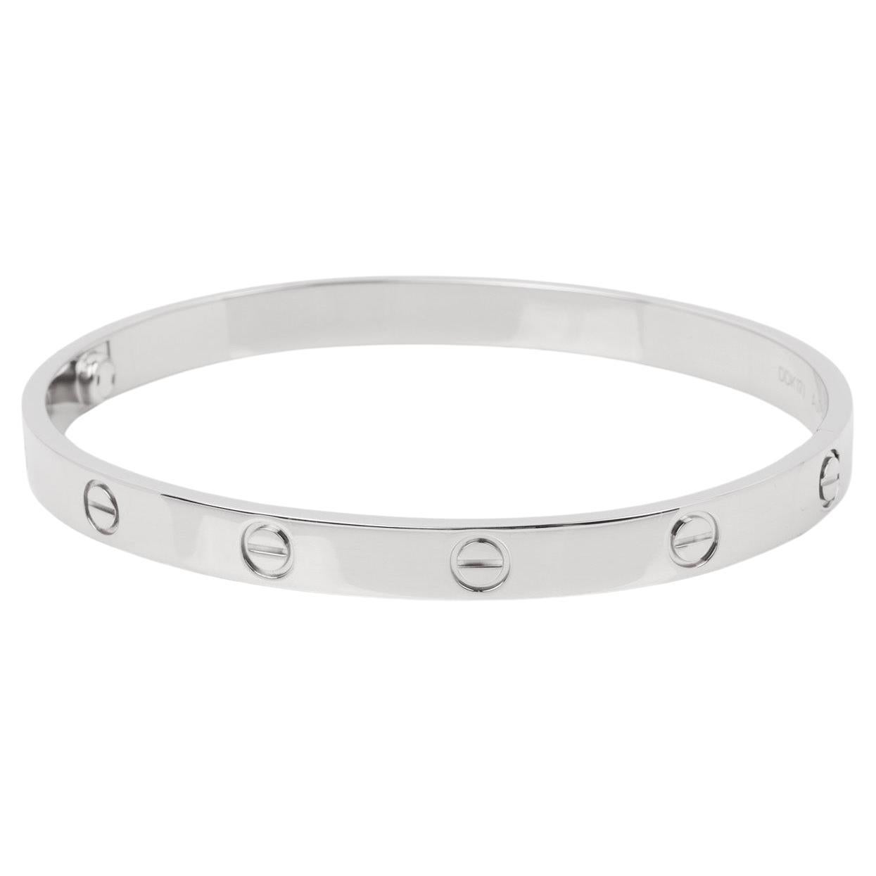 Cartier 18ct White Gold Love Bangle