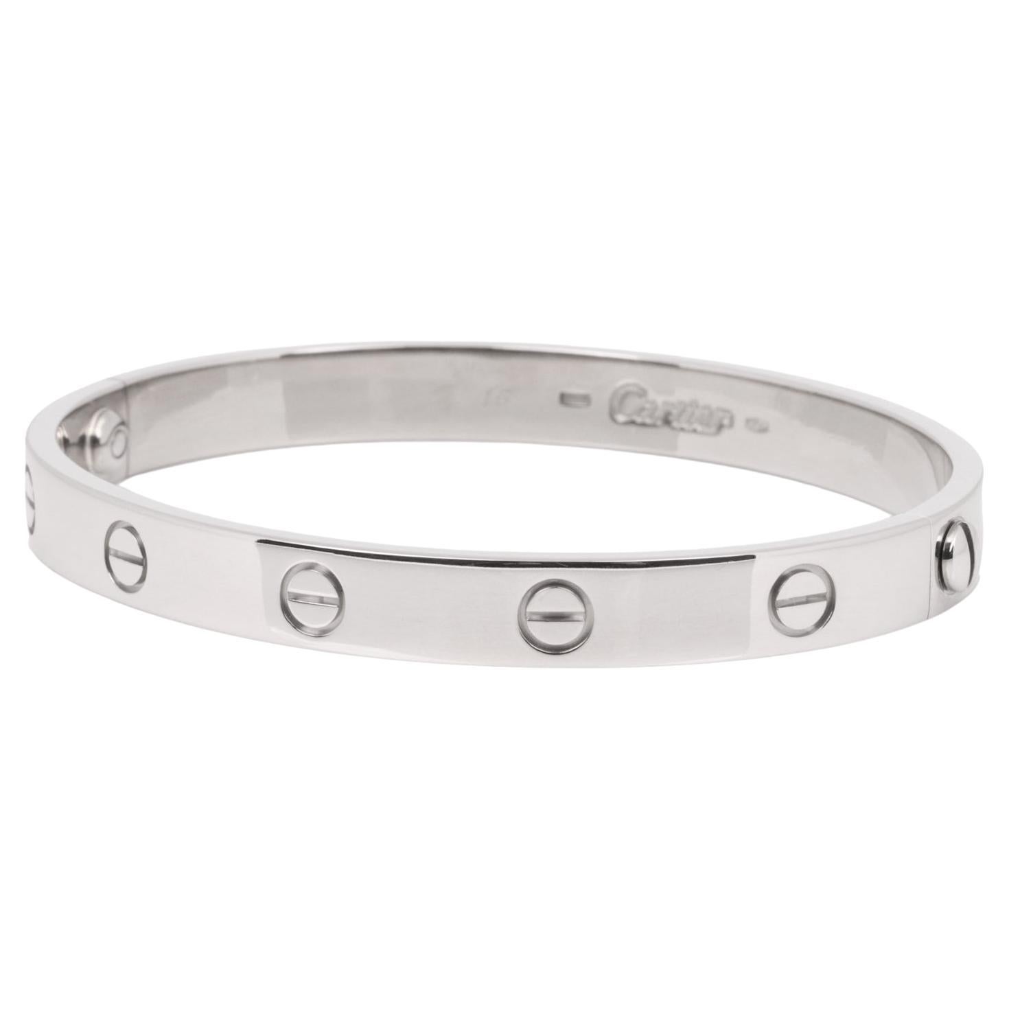 Cartier 18ct White Gold Love Bangle