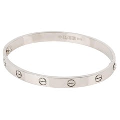 Cartier 18ct White Gold Love Bangle