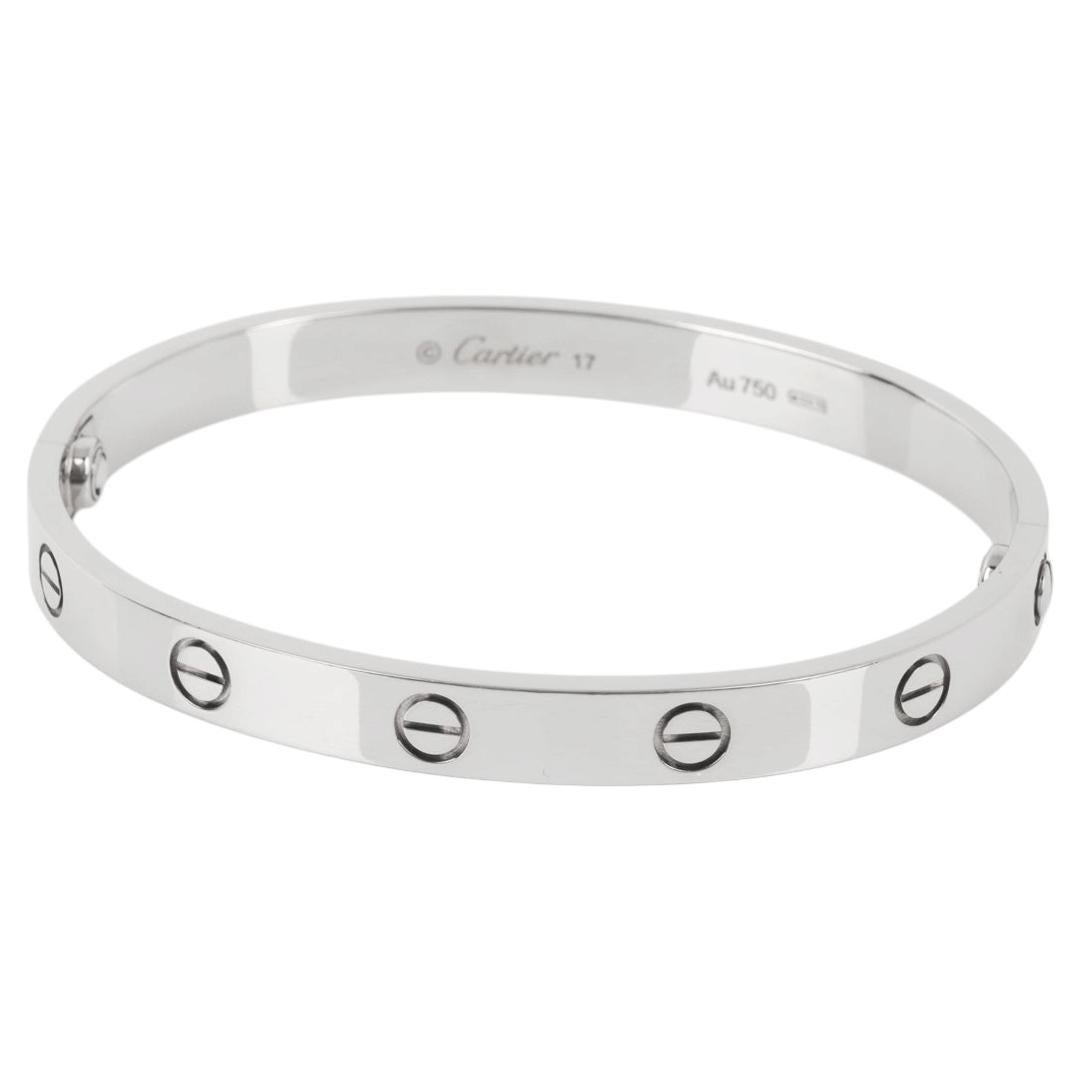 Cartier Bangle dell'amore in oro bianco 18 ct