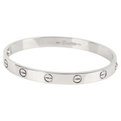 Cartier 18ct White Gold Love Bangle