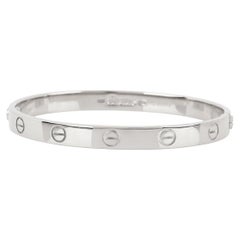Cartier 18ct White Gold Love Bangle