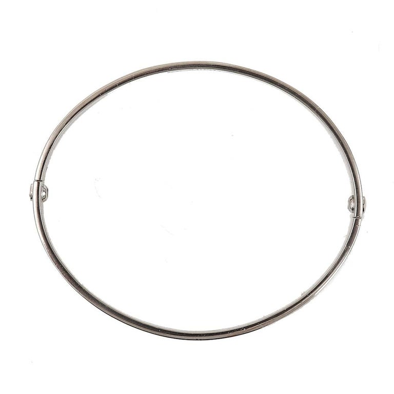 Cartier 18 Carat White Gold Love Bracelet with Box and Papers For Sale at 1stDibs