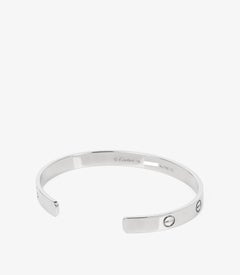 Cartier 18ct White Gold Love Cuff Bangle