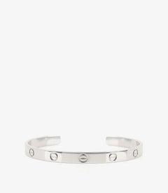 Cartier 18ct White Gold Love Cuff Bangle
