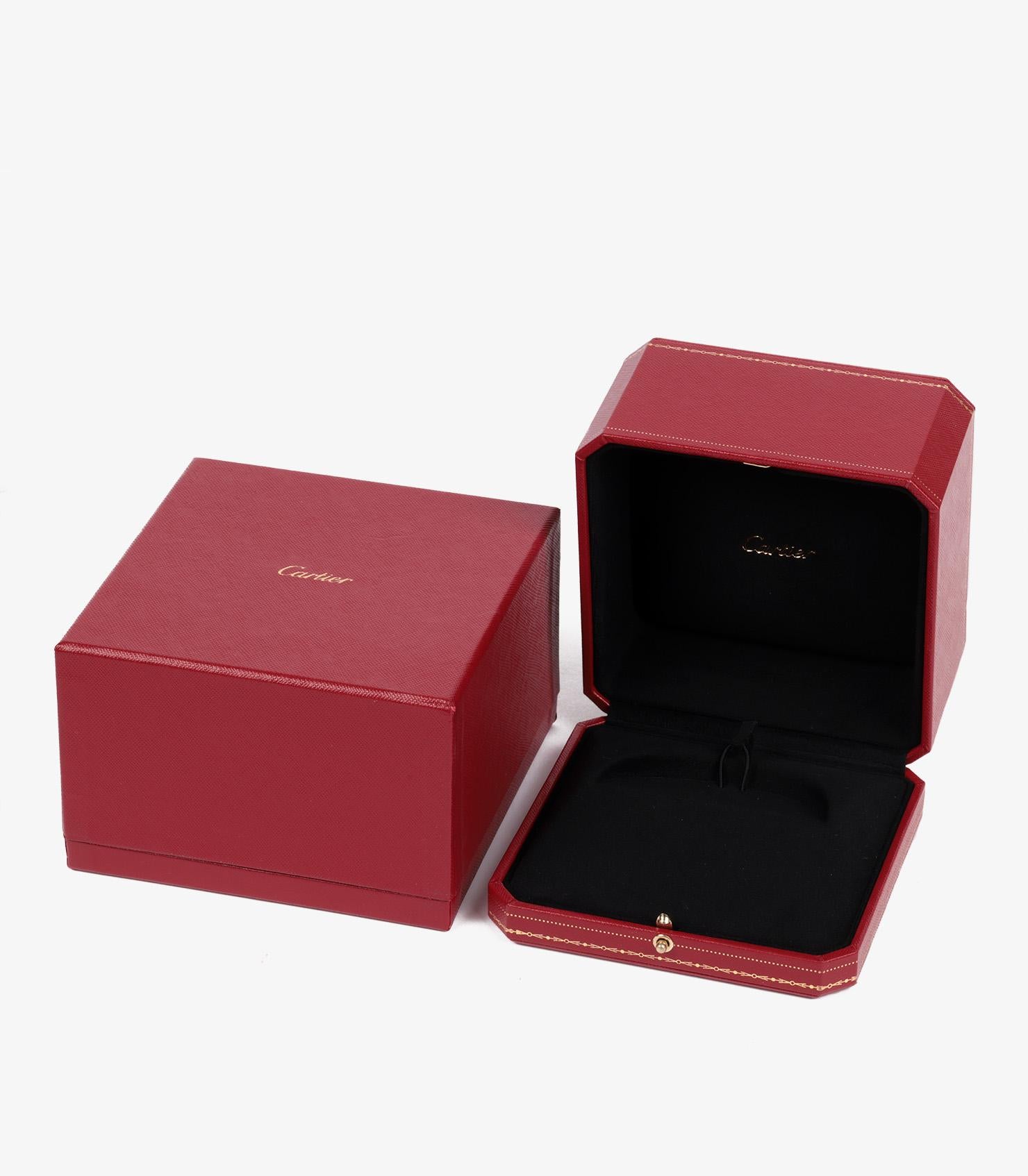 Bracelet manchette Love LM en or blanc 18ct de Cartier en vente 4