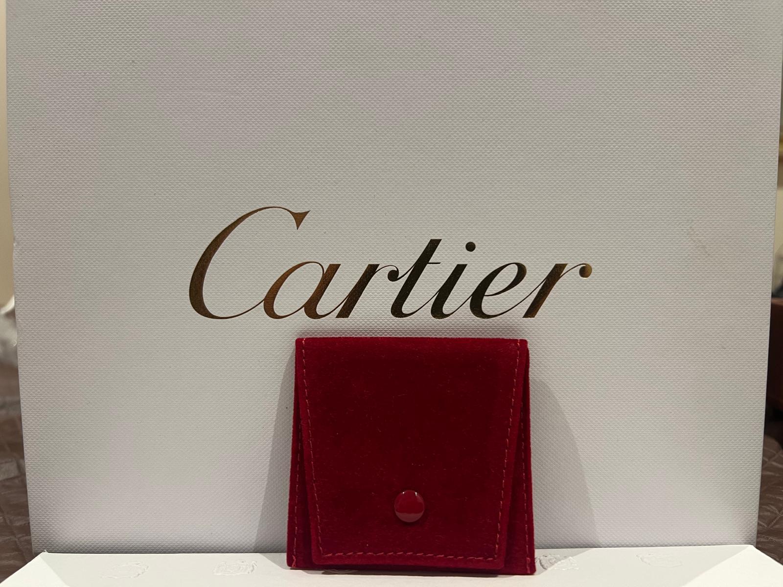 Cartier Anillo Amor Oro Blanco 18ct 3.6g 7
