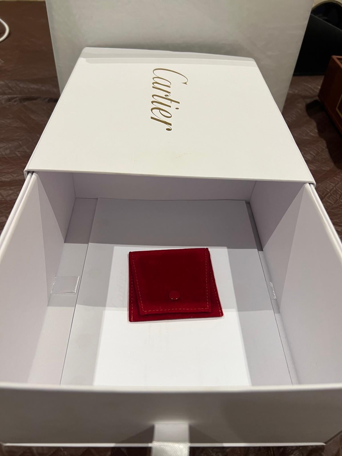 Cartier Anillo Amor Oro Blanco 18ct 3.6g 8