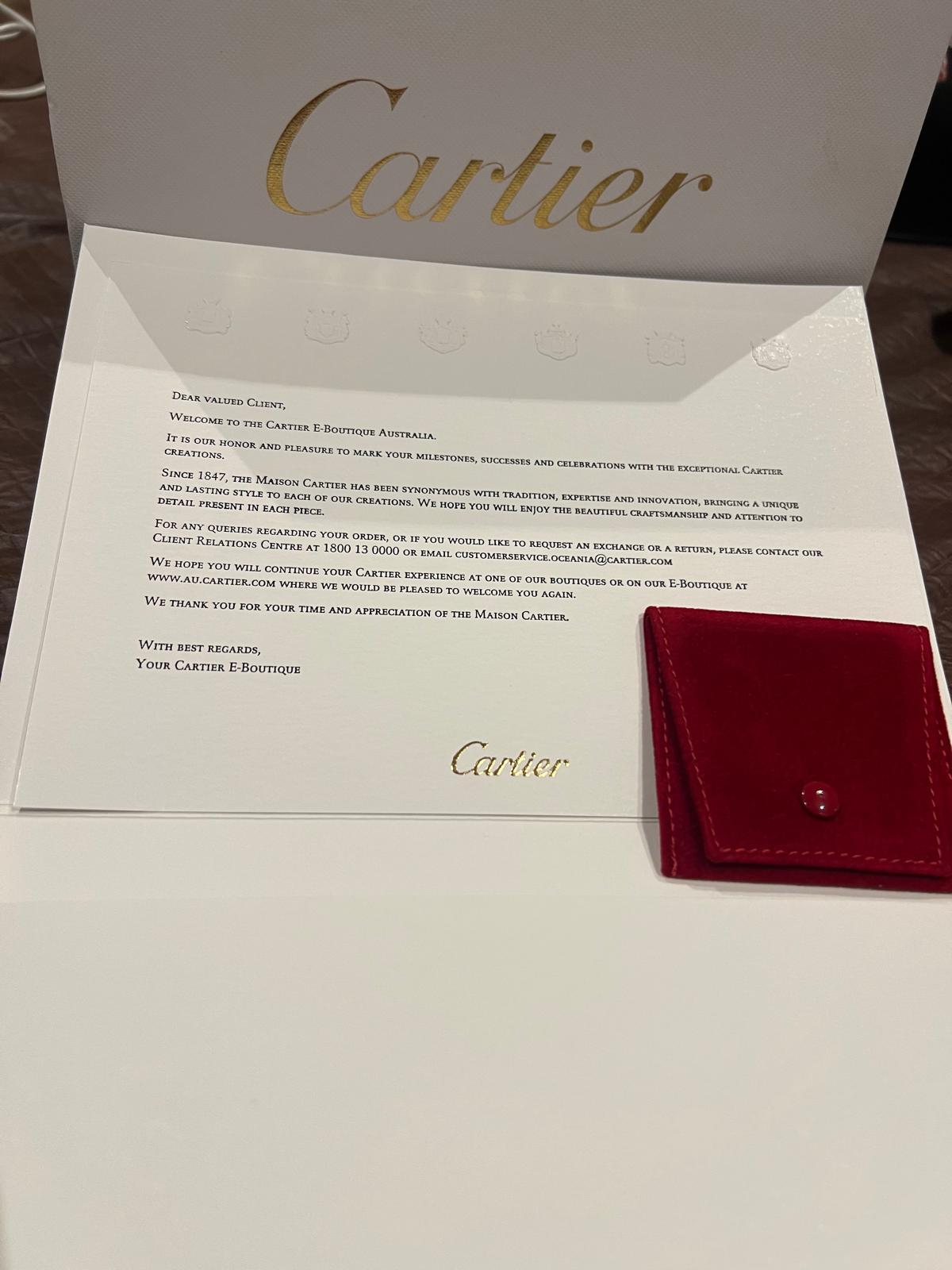 Cartier Anillo Amor Oro Blanco 18ct 3.6g 5