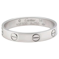 Cartier Anillo Amor Oro Blanco 18ct 3.6g