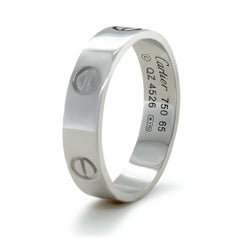Cartier 18ct Weißgold Liebe Ring 7,36g