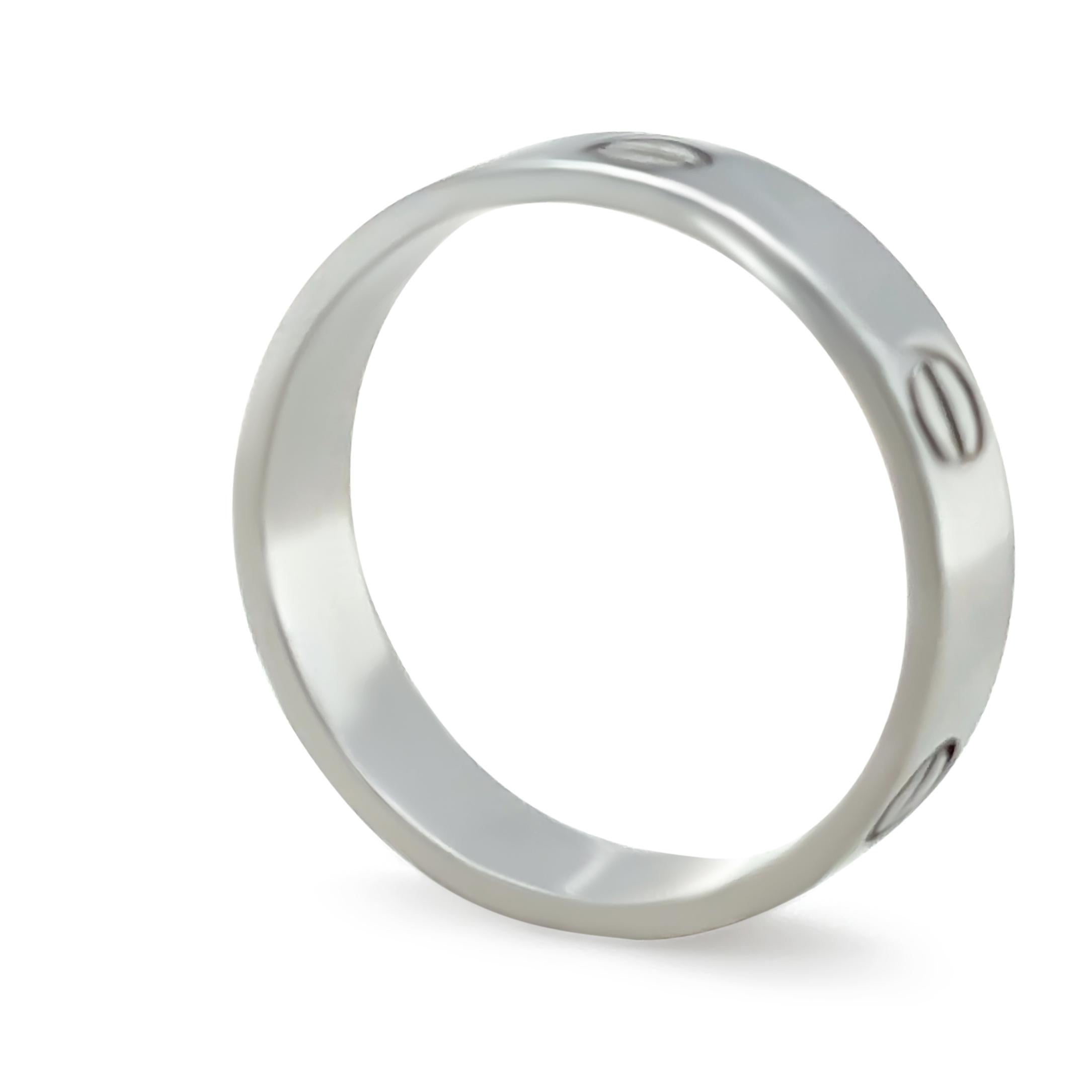 Donna Cartier Anello dell'Amore in oro bianco 18ct 7,36g in vendita