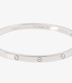 Cartier 18ct White Gold Love SM Bangle