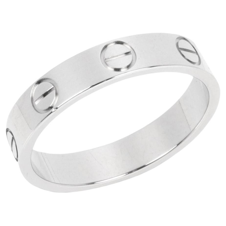 Cartier 18ct White Gold Love Wedding Band