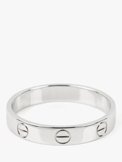 Cartier 18ct White Gold Love Wedding Band Ring