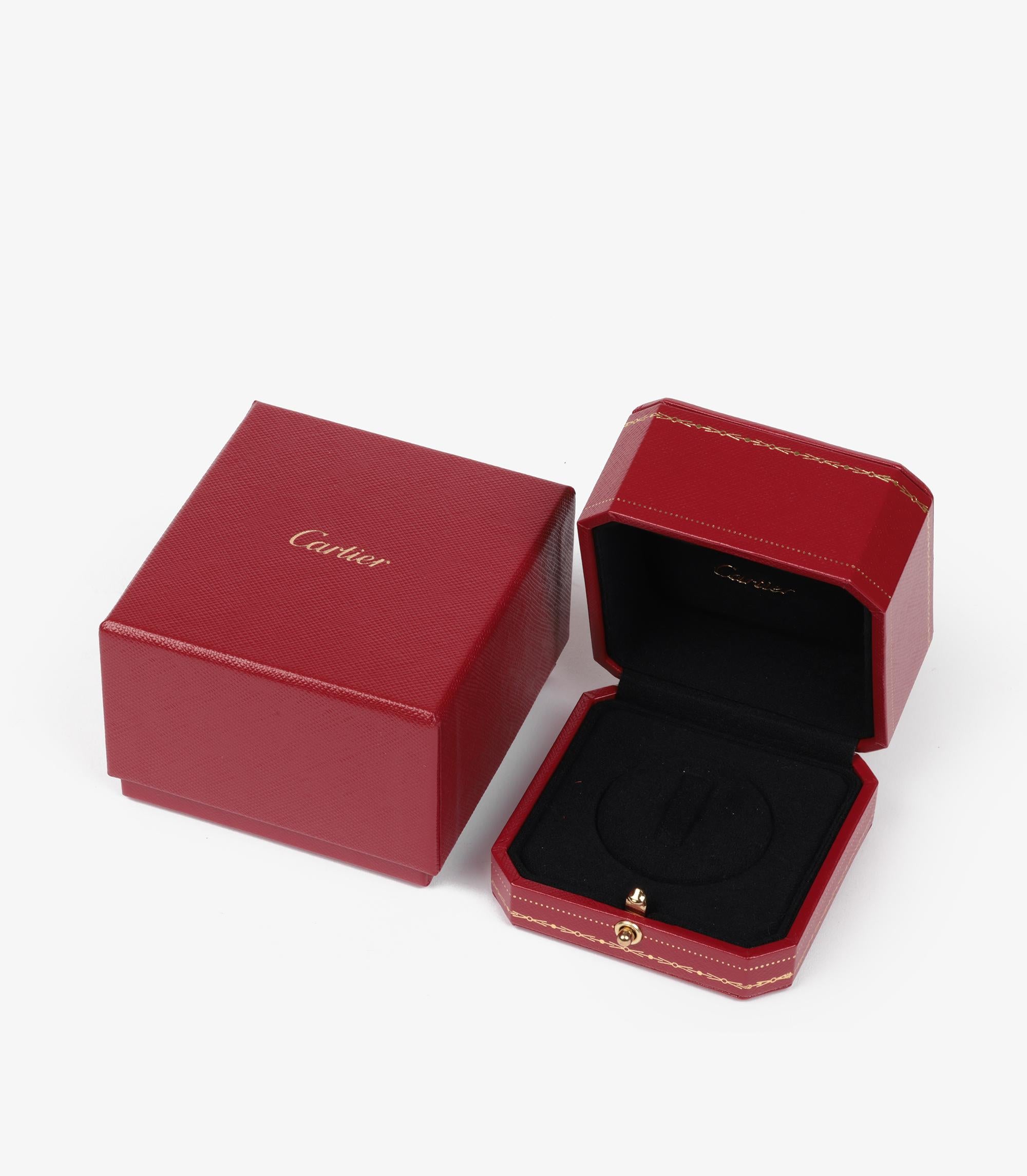 Anneau de mariage Love en or blanc 18ct de Cartier en vente 1