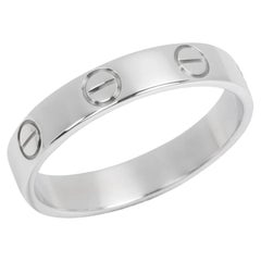 Cartier 18ct White Gold Love Wedding Band Ring