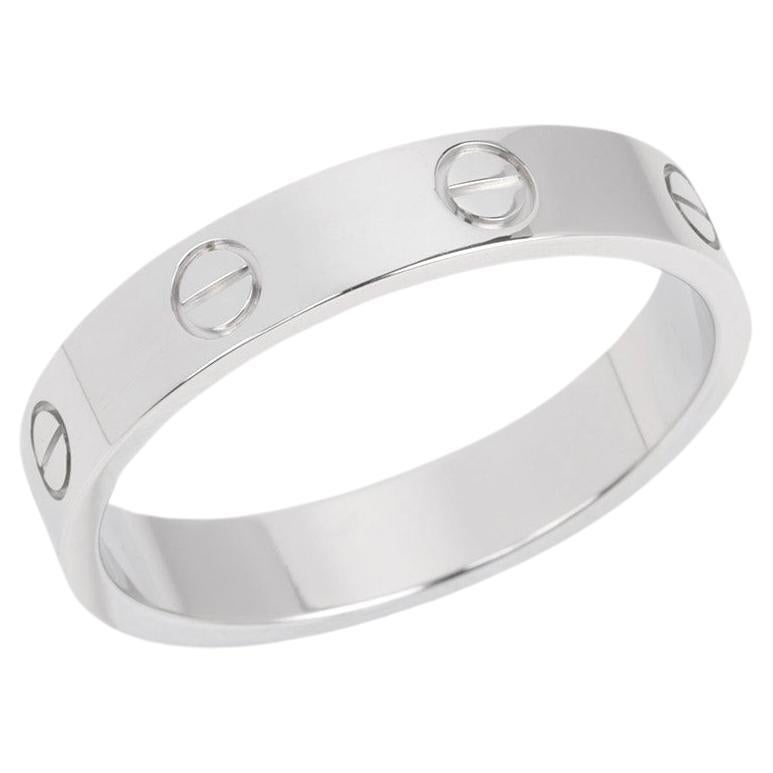 Cartier 18ct White Gold Love Wedding Band Ring