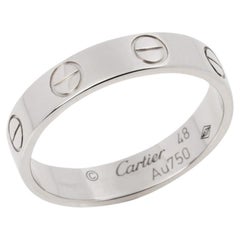 Cartier 18ct White Gold Love Wedding Band Ring
