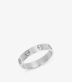 Anneau de mariage Love en or blanc 18ct de Cartier