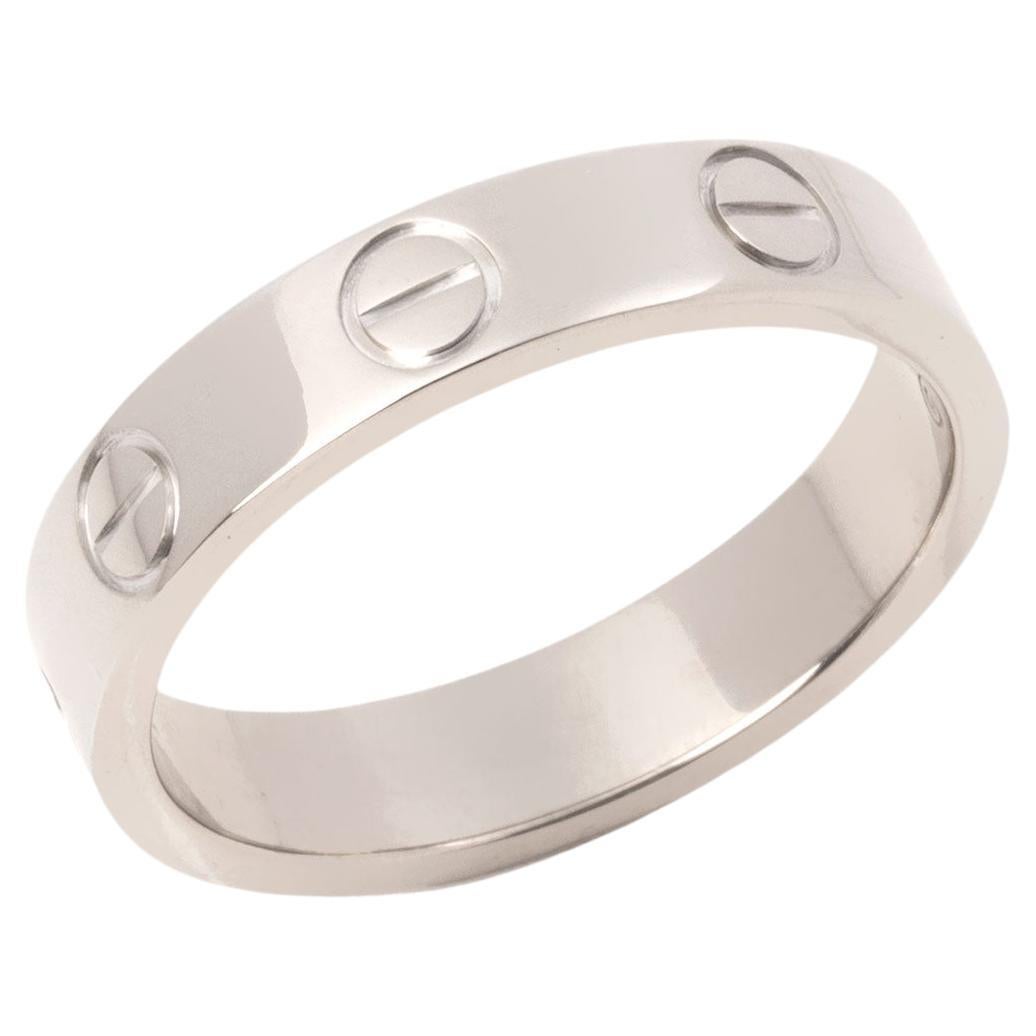 Cartier 18ct White Gold Love Wedding Band Ring