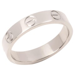 Cartier 18ct White Gold Love Wedding Band Ring